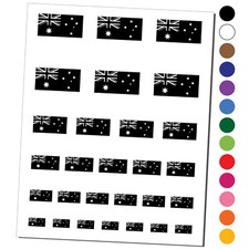 Australia Flag Temporary Tattoo Water Resistant Set