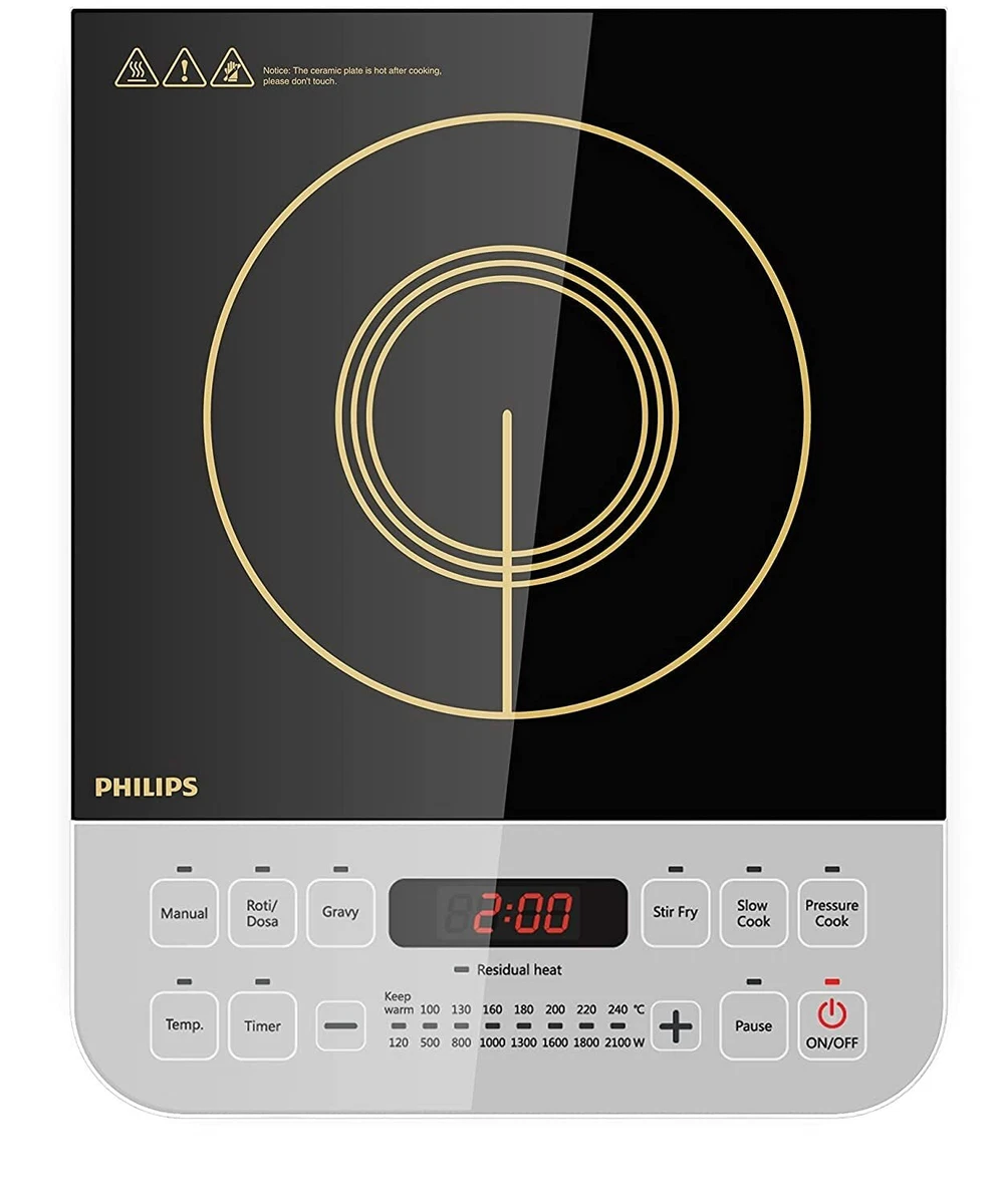 Philips Viva Collection HD4928 01 2100 Watt Induction Cooktop