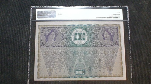 1918 (1919) AUSTRIA PMG EF40 TEN THOUSAND KRONEN NOTE 10,000 KR Bill BUY IT NOW! - Picture 4 of 4