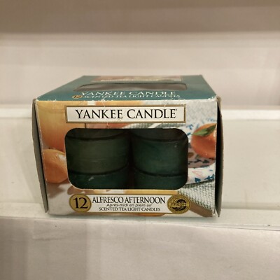 Seltene Yankee Candle Teelichter im Freien Nachmittag 