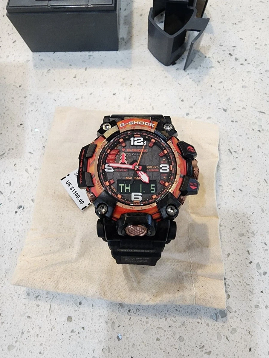 Casio G-SHOCK GWG-2040FR-1AJR 40th Anniversary Flare Red Men Watch LIMITED