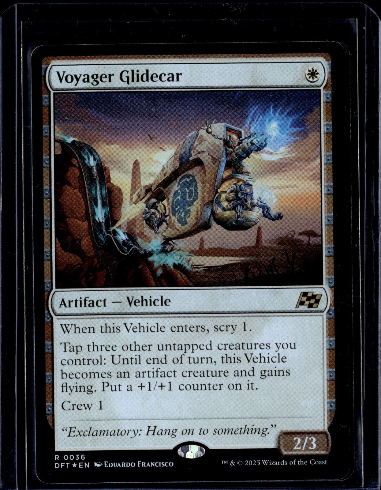 Voyager Glidecar - 36 -  Foil - DFT - NM - MTG Magic the Gathering