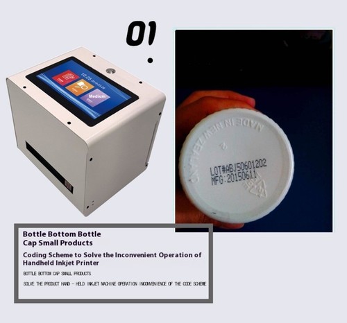 Automatic Inkjet Printer 7'' Color Touch Screen USB QR Code Inkjet Label Printer - Picture 11 of 13