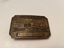 Durango to Silverton Denver Rio Grande RR Belt Buckle