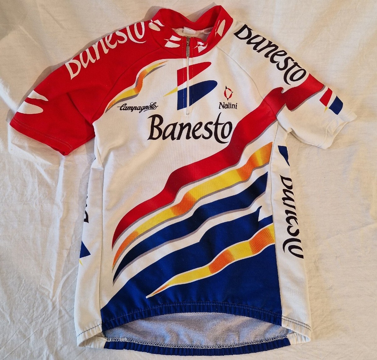 Maillot Cycliste Vintage Nalini – Indurain Banesto – Taille M – Cyclisme