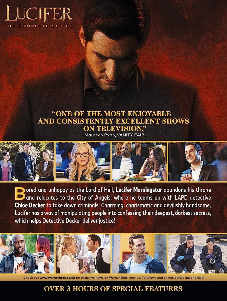 LUCIFER - The Complete Series Season 1+2+3+4+5+6 New Region 4 DVD Boxset - image 2 of 2