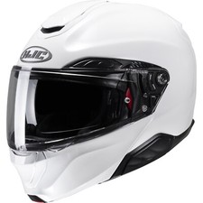HJC Casco Moto Rpha 91 Solid TG XL Casco Pieghevole Parasole Bianco