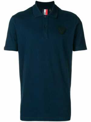 ROSSIGNOL LOGO PATCH SKI GOLF POLOSHIRT CASUAL POLOHEMD SHIRT T-SHIRT HEMD S