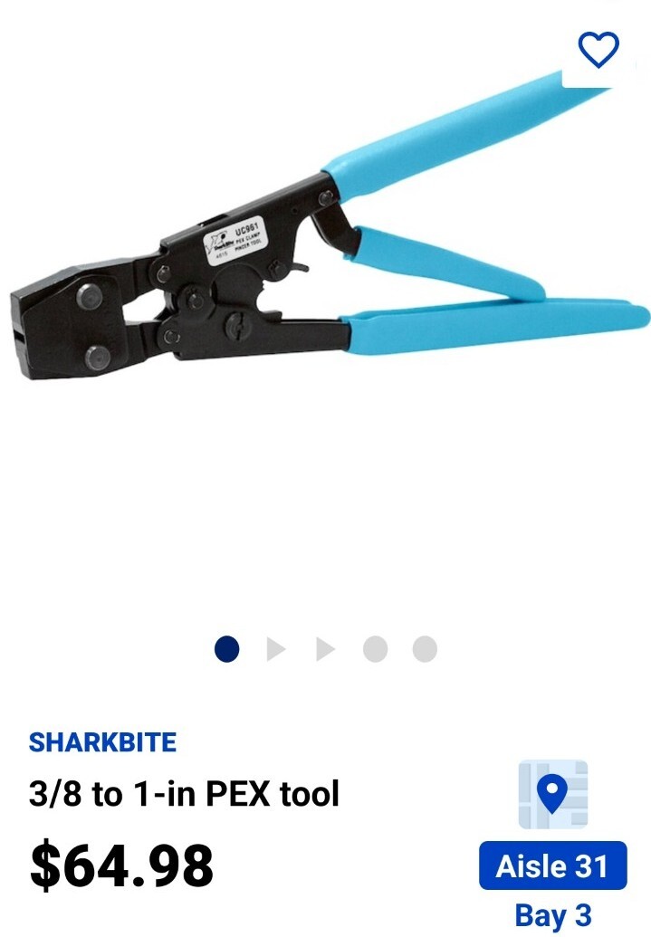 SharkBite 865896 PEX Crimp Ring Tool Kit for sale online | eBay