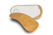 Pedag Holiday Mens Arch Support Insoles Plantar Fasciitis Relief EU 45 Tan