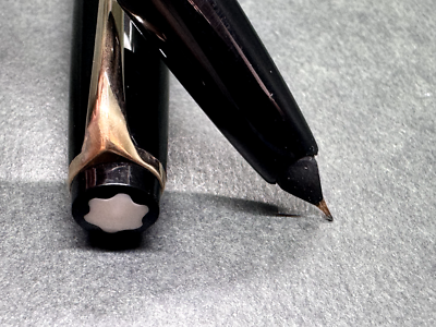 MONTBLANC MEISTERSTUCK No.12 Black GT '60s Vintage Fountain Pen