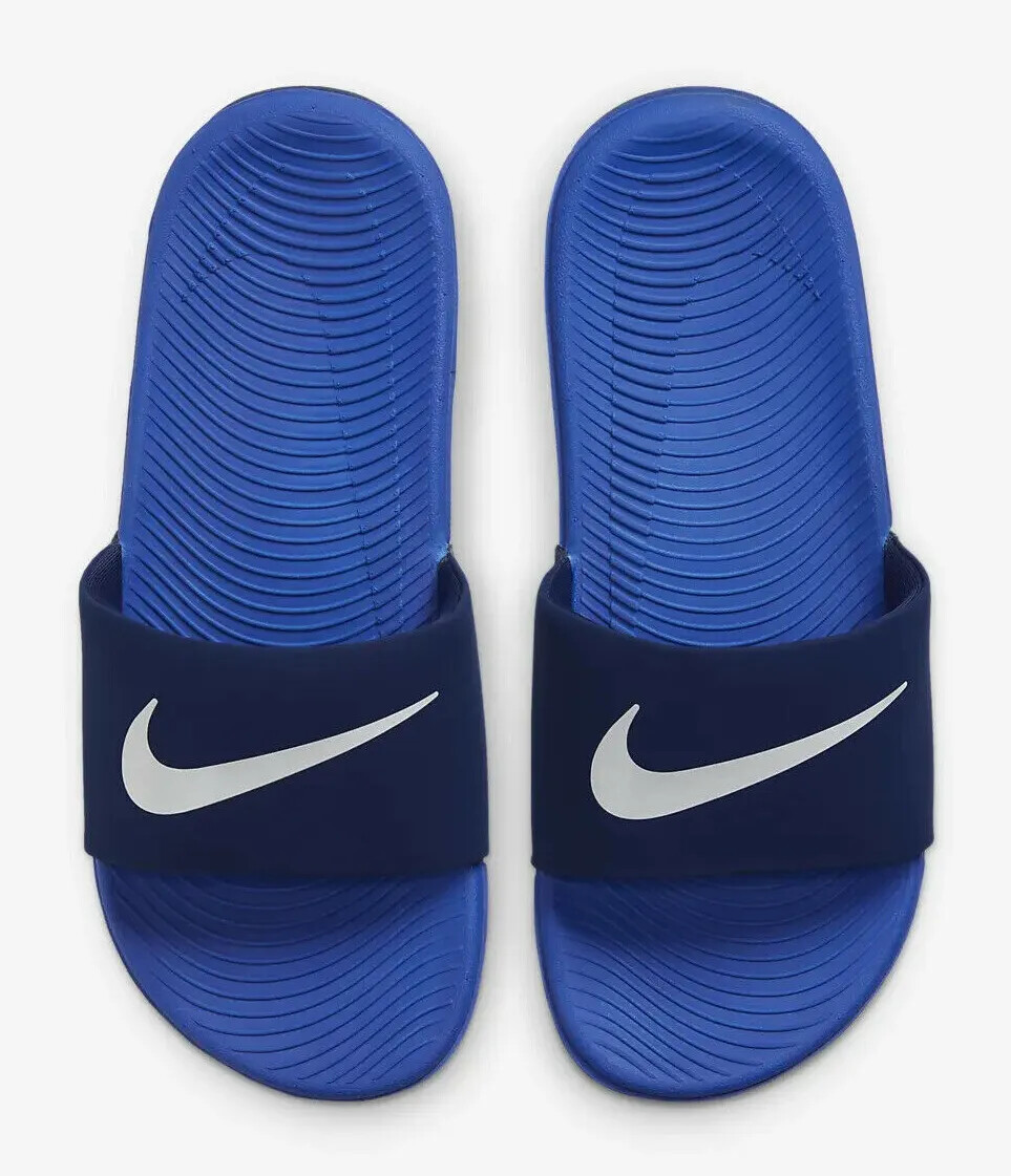 NIKE KAWA SLIDE (GS/PS) BLUE / SIGNAL 819352 eBay