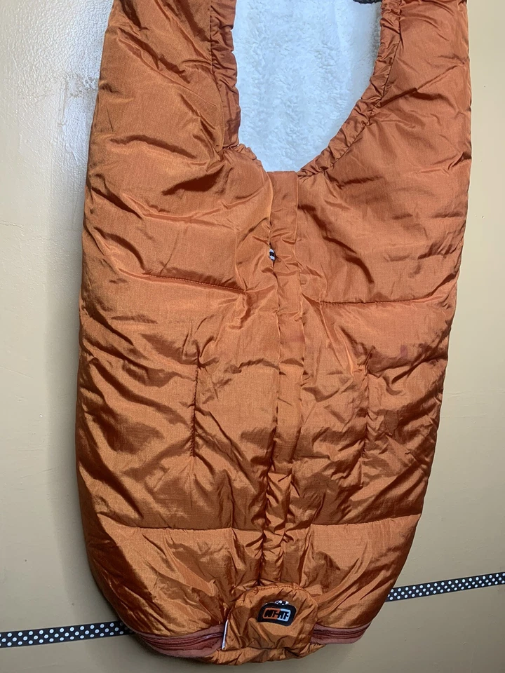 Прогулочная коляска Eckert высокопроизводительная зимняя утепленная оранжевая водонепроницаемая - Изображение 2 из 4