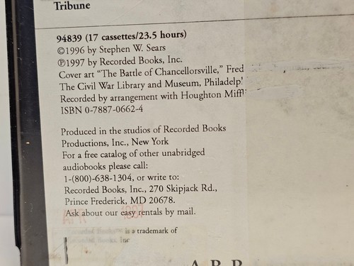Civil War Audio Books 134-Cassette Tapes, 15-Audio Cd's & 12-DVDs 161 Total - Picture 7 of 23