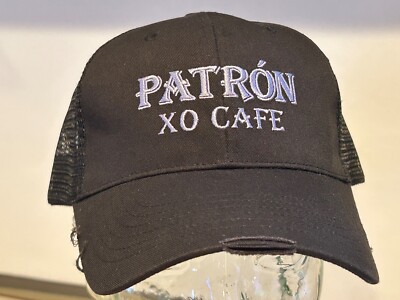 PATRON XO CAFE   RARE FIND  MESH SHARP   UNIQUE   Golf Cap Hat NEW
