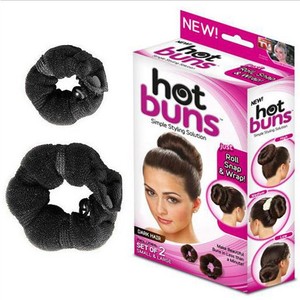 Hot Buns 2pcs Set Hair Elegant Magic Style Bun Maker As Seen On