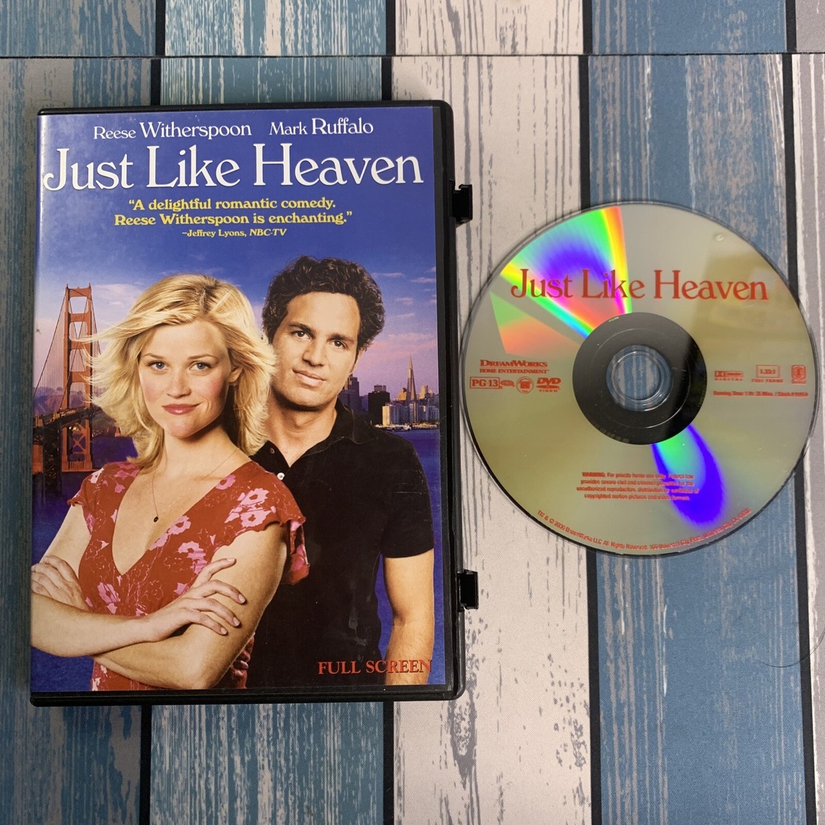 Just Like Heaven (Full Screen Edition) - DVD - GOOD - COMPLETE! Just Like Heaven (Full Screen Edition) - DVD - GOOD - COMPLETE!
