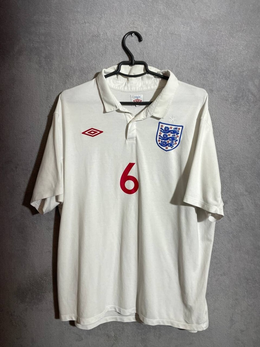 Terry #6 England Team Jersey Home football shirt 2009 - 2010 Umbro