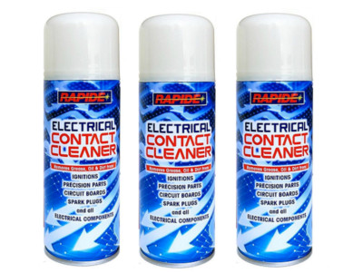 3 x Elektrischer Kontaktreiniger Schalter Sauberes Spray Leiterplattenklemme - 200ml