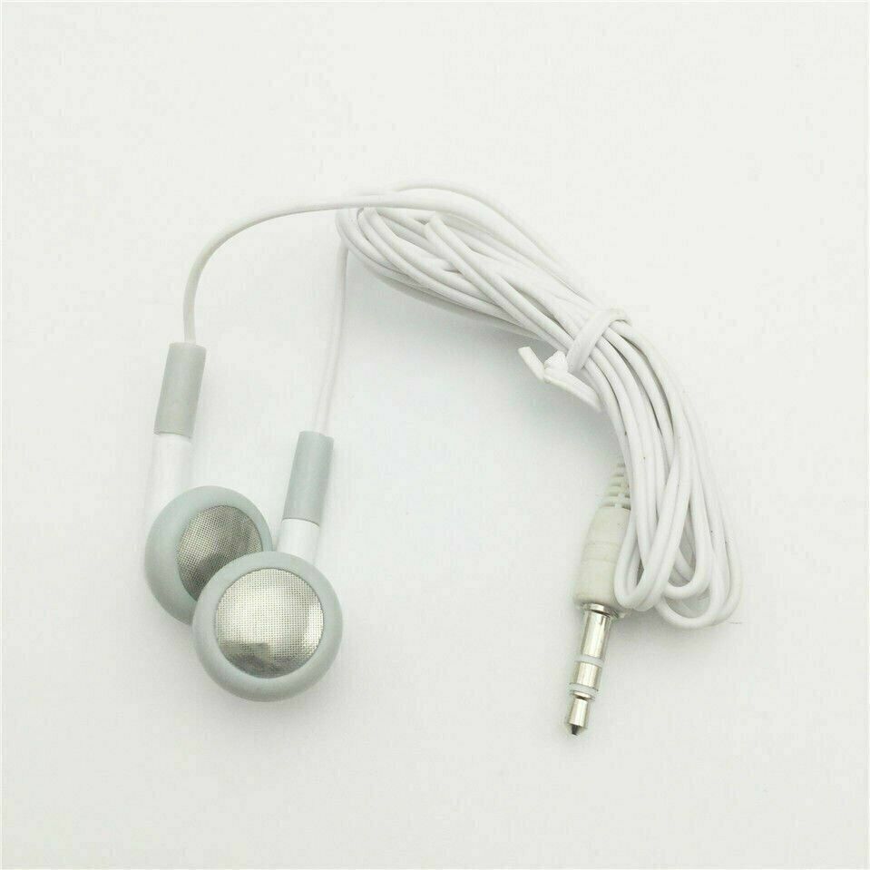 10-1000 Lot Bulk Wholesale White 3.5MM Headphones Earbuds Earphones for iPhone