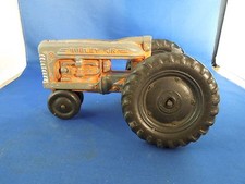 Vintage Hubley JR Kiddie Red Tractor Toy Made In USA