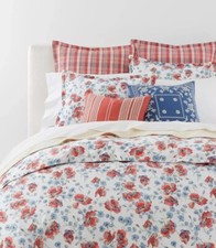 Ralph Lauren Kylah King Duvet Cover 2King Shams Floral Botanical Poppies. New