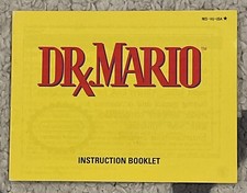 NICE Dr Mario Nintendo Video Game Instruction Booklet Manual ONLY Ships FREE