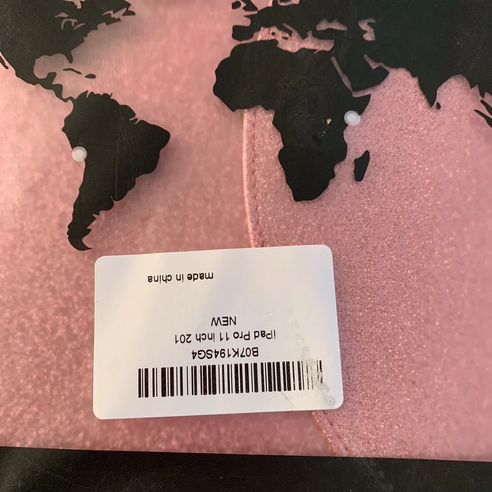 iPad Pro 11 2020 Case Sparkle Pink New Soft Carry Case In Sealed Packaging Flap - Image 3 of 4