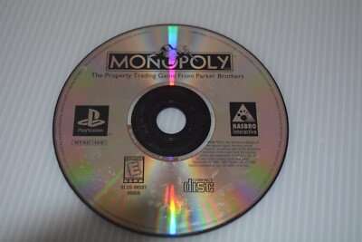 Monopoly Sony PlayStation 1, PS1 Video Game 1998 Disk only Tested Works