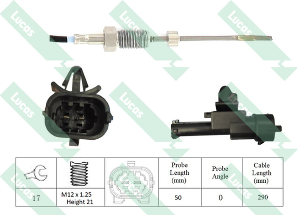 Lucas Exhaust Gas Temperature Sensor Fits Hyundai ix35 i40 Tucson Kia