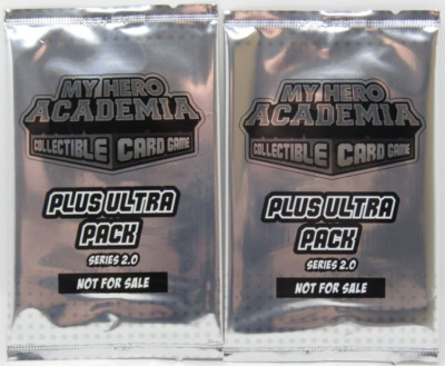 My Hero Academia TCG Plus Ultra Pack Series 2.0 Promo Pack Lot of 2