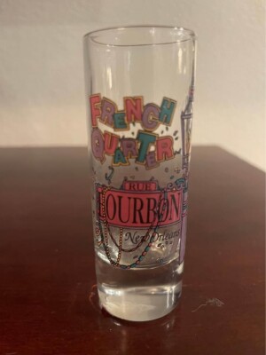 New Orleans French Quarter Bourbon Street Double Shot Glass