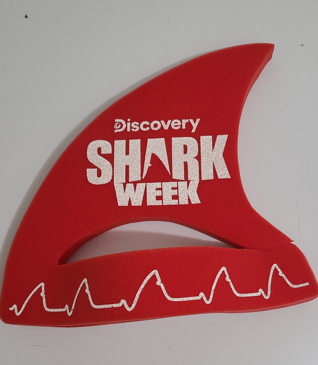 Shark Week Discovery Channel Foam Fin Hat, Unisex Novelty Made In USA