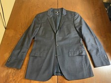 2024 J CREW Navy Blue Plaid Sport Coat Suit Blazer 40R Wool