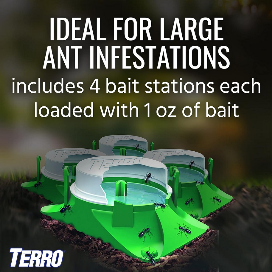 TERRO T18046 Outdoor ReadytoUse Liquid Ant Bait Killer and Traps 4