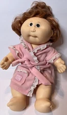 Cabbage Patch Kids Splashin Kids With Robe 1987 Strawberry Red Hair