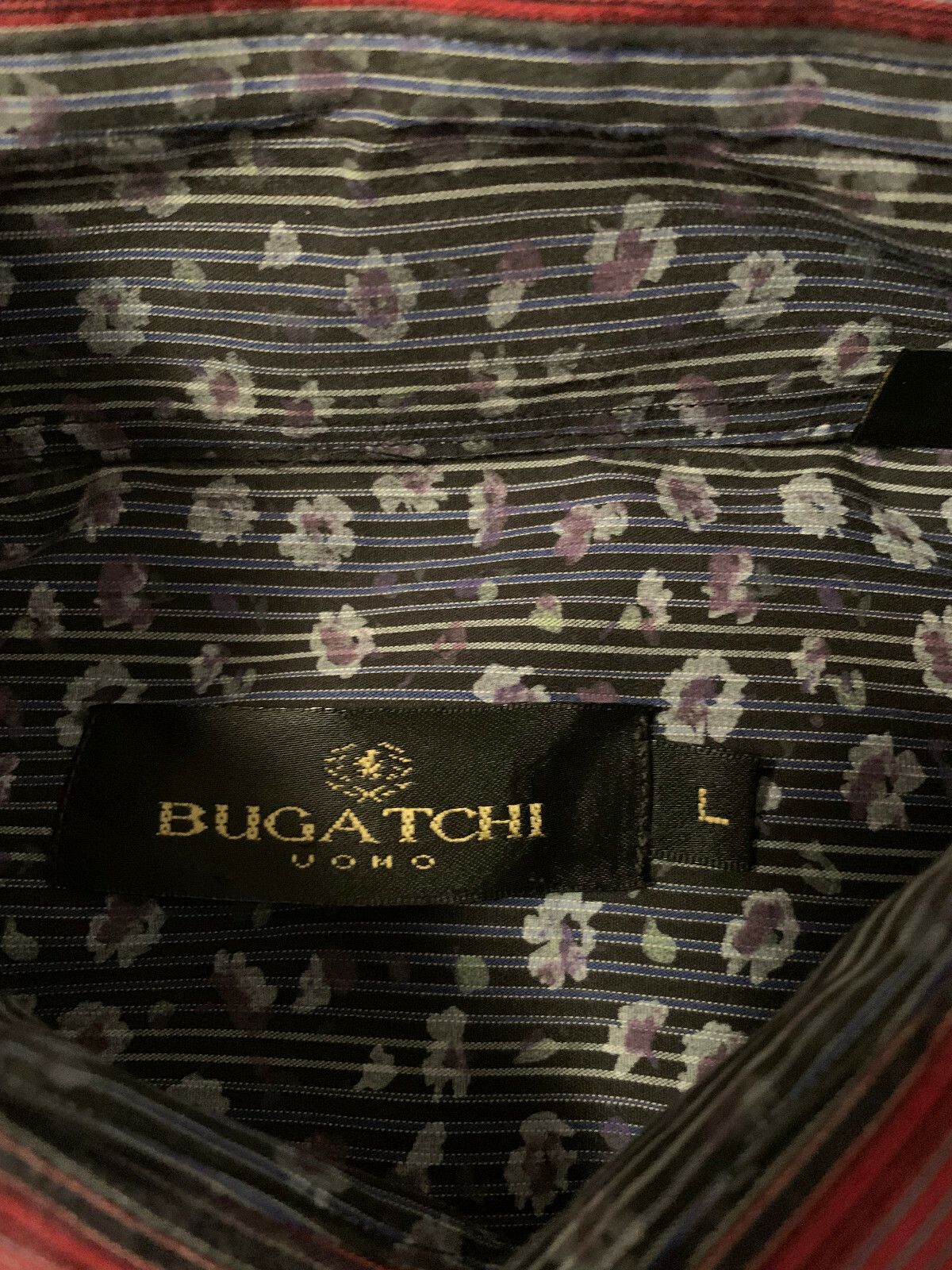 Bugatchi Uomo Button-Down Shirt Large Colorful Vi… - image 3