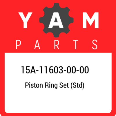 15A-11603-00-00 Yamaha Piston ring set (std) 15A116030000, New