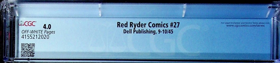 Red Ryder Comics #27 (1945) - CGC 4.0 - Fred Harman Cover & Art - Image 4 of 4