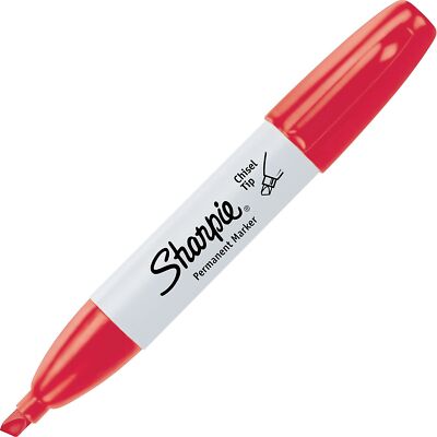 Sharpie Chisel Tip Permanent Marker Red (38202)