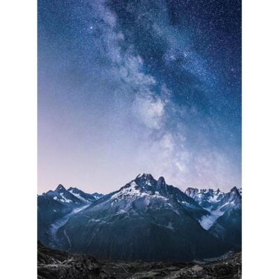 Nathan Voie lactee sur l'Aiguille verte 500 Piece Jigsaw Puzzle