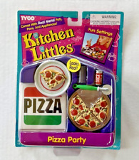 Rare 1995 Tyco Kitchen Littles Pizza Party Set Barbie Sealed NOS