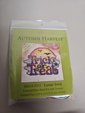 MILL HILL Magnet ORNAMENT Beaded Cross Stitch Kit LUNAR TRICK Treat Halloween