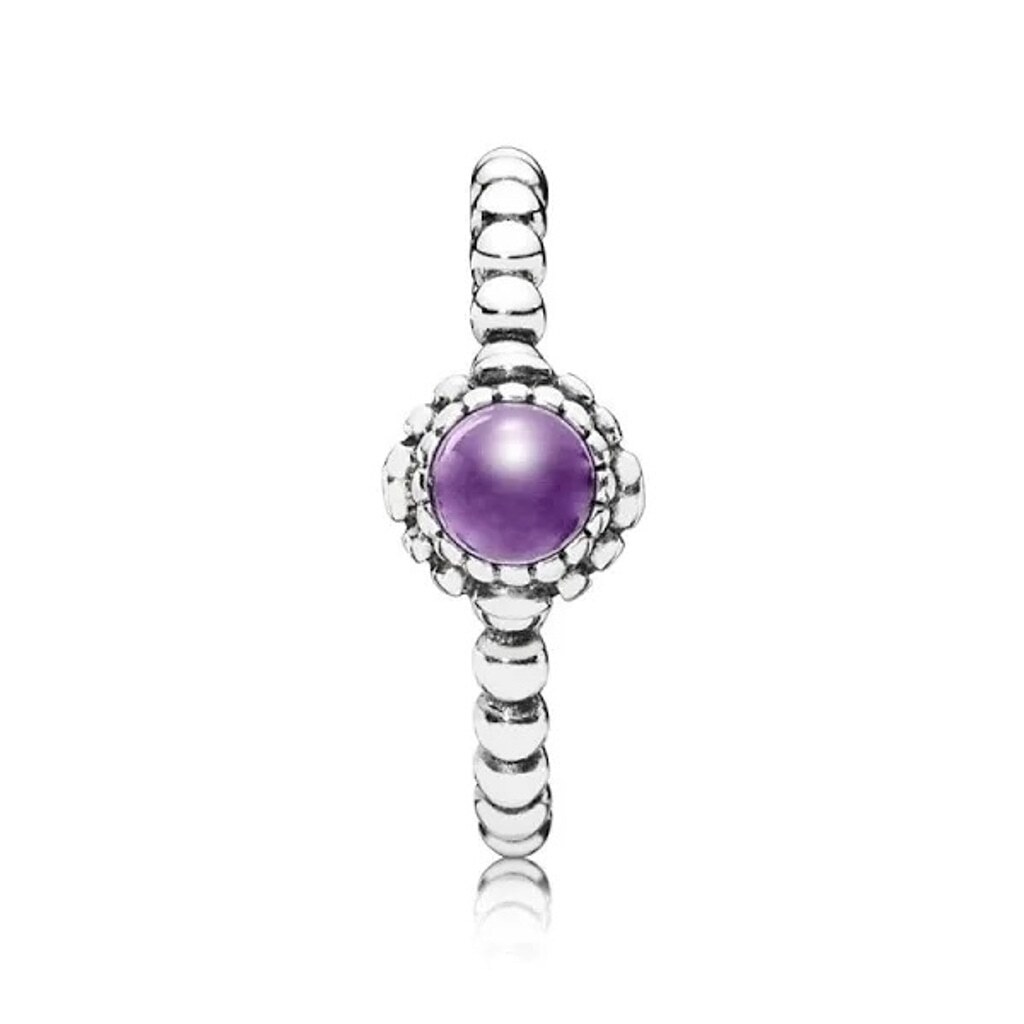Amethyst Pandora Rings February Birthstone Ring Pandora Bracelet Pandora  Birthstone Rings February Authentic