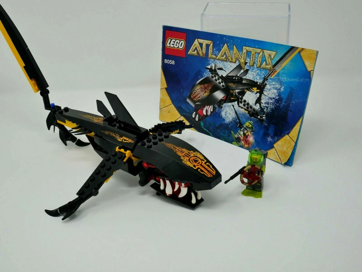 LEGO Atlantis Guardian Of The Deep Complete 8058 Mini Figures and Manual. |