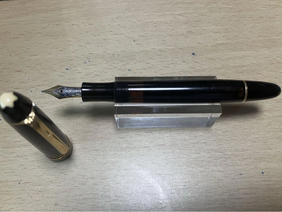 筆記具 montblanc 142 14K-OB 1950's Telescopic Rare 1950´s MONTBLANC MEISTERSTÜCK 142 / 142 G Telescope