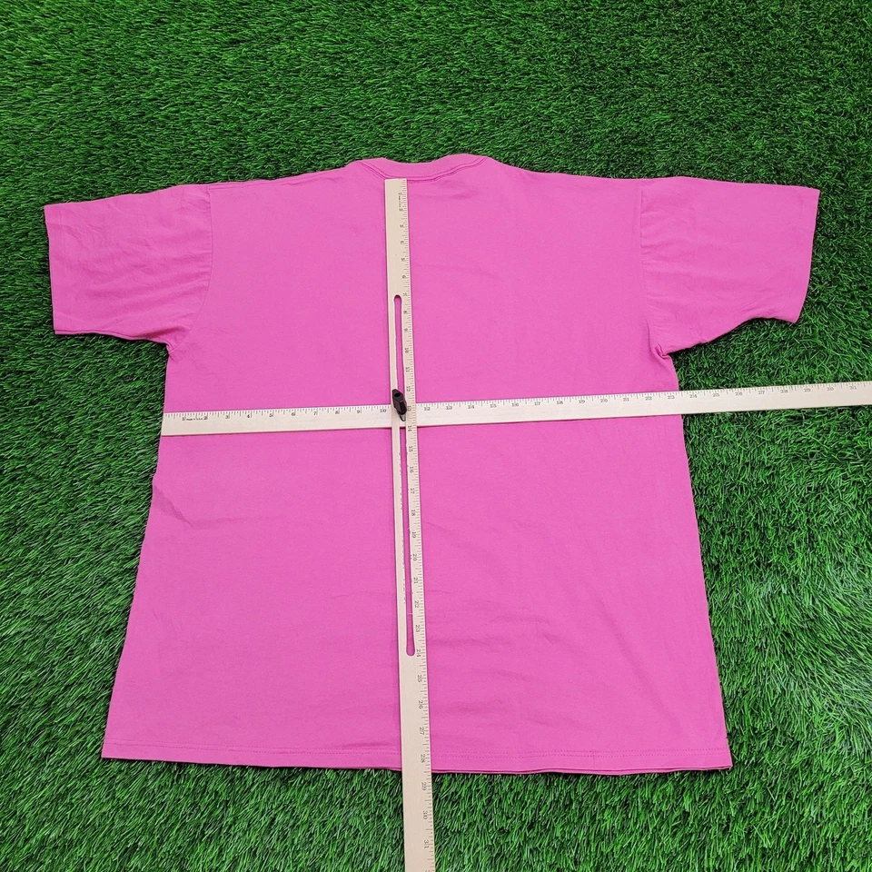 Vintage 90s Sunbelt Shirt Womens XL 23x28 Pink USA - Image 4 of 4
