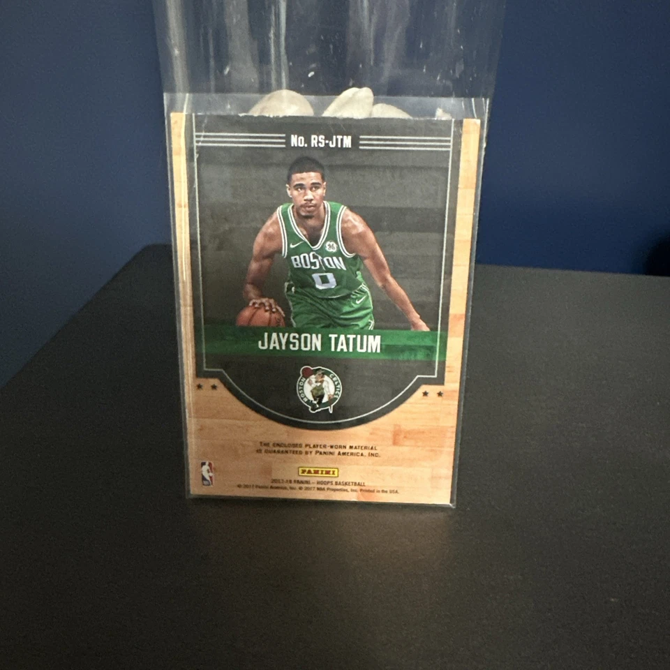 🔥 JAYSON TATUM ROOKIE PATCH 2017-18 Rise N Shine Patch Jersey RC. DAMAGED!  - Image 2 of 3