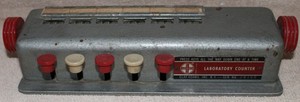 Vintage Laboratory Counter CLAY-ADAMS Working  5-Key Cell Counter, Bell Works