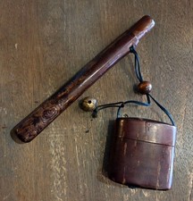 Cherry Bark Pipe Case, Tobacco, Kiseru, Cigarettes Antique#546